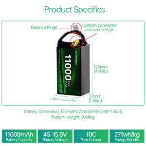 Manufacturer Customised 11000mah 4.45V Lipo Battery Pack - Image 3