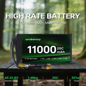 Hot Sale Highly Customized 11000mAh HV Lipo Battery for Drones - Image 2