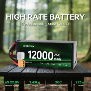 CEBATTERY High Quality 12000mAh Lipo battery for Drone/RC/UAV - Image 2