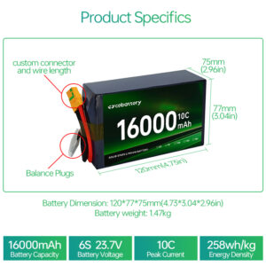 High Quality 16000mAh Solid State Lithium Ion Battery Pack - Image 3