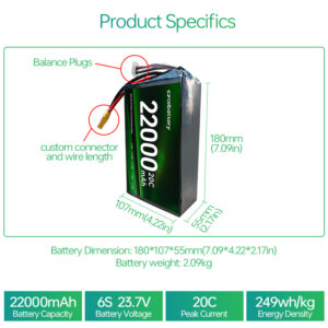 High Density Solid State NMC Lithium Battery Pack 22000mah - Image 3