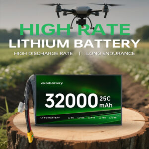 High C-rating Lipo battery 32000mAh 25C Drone Battery Pack - Image 3