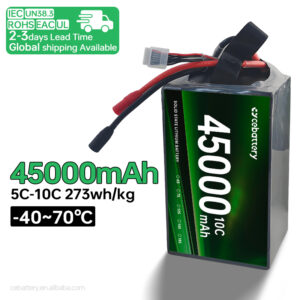 High Quality 45000mAh 273 Wh/kg HV Solid State Battery for Drone NMC811 Customized Battery Solutions - Image 1