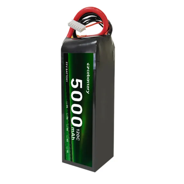 5000mAh 120C High C-rating Lipo Battery for FPV RC Cars