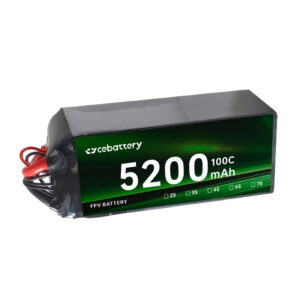 5200mAh 100C High C-rating Lithium Polymer Battery for FPV - Image 1