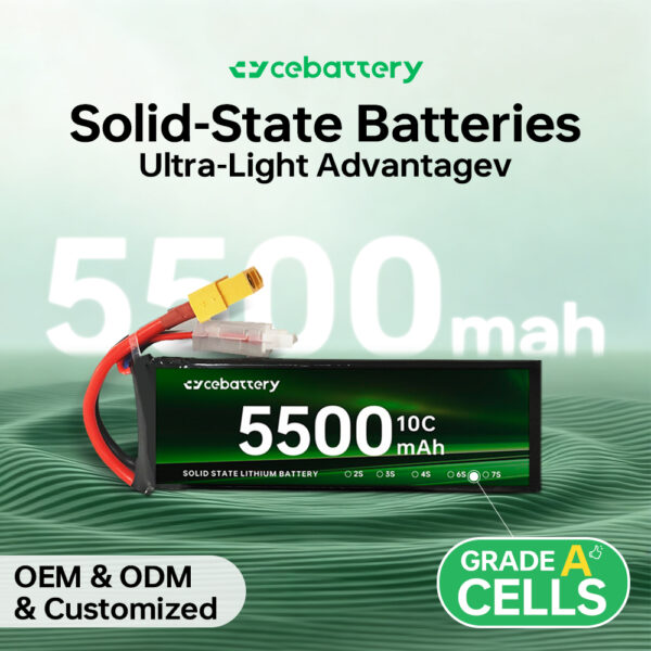 Solid State Battery Pack 5500mAh